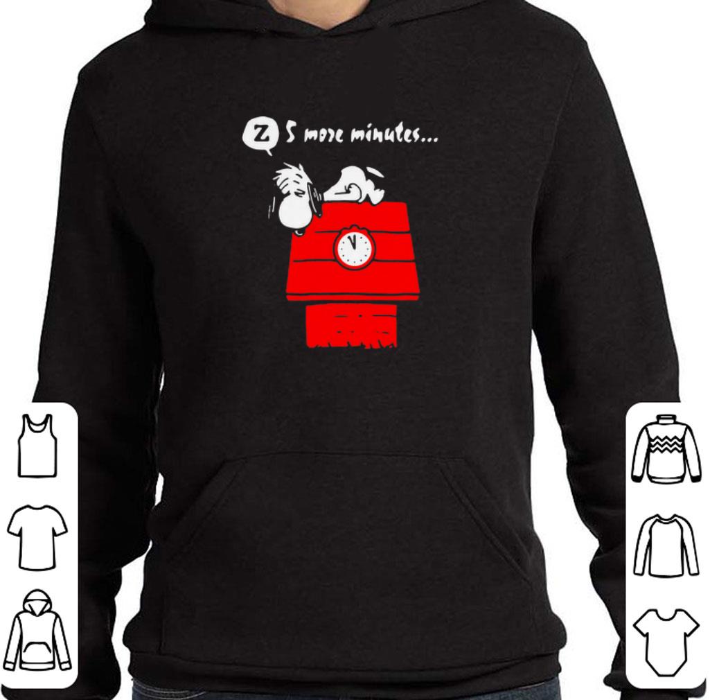Premium Snoopy 5 more minutes sleep on the red house shirt