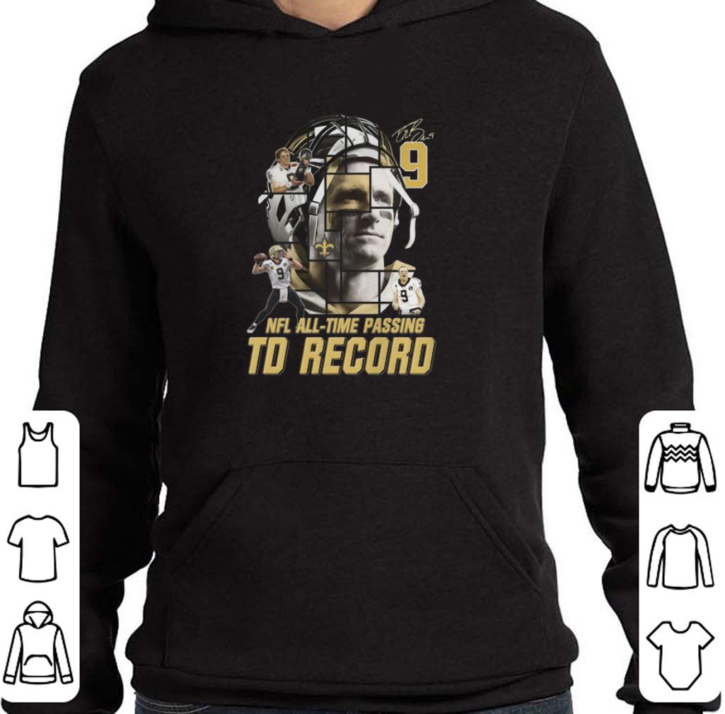Pretty 9 Drew Brees signed passing to record 540 New Orleans Saints shirt