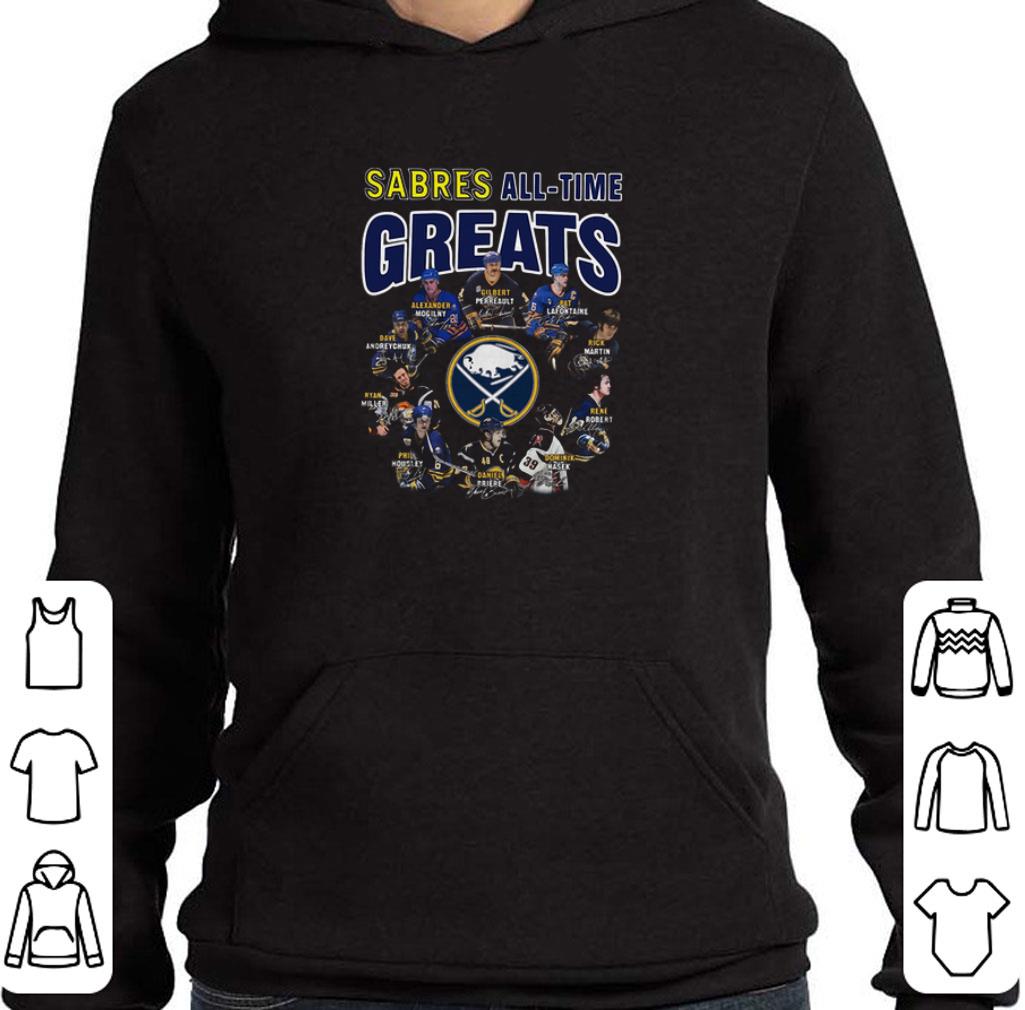 Pretty Buffalo Sabres all time greats player signatures shirt