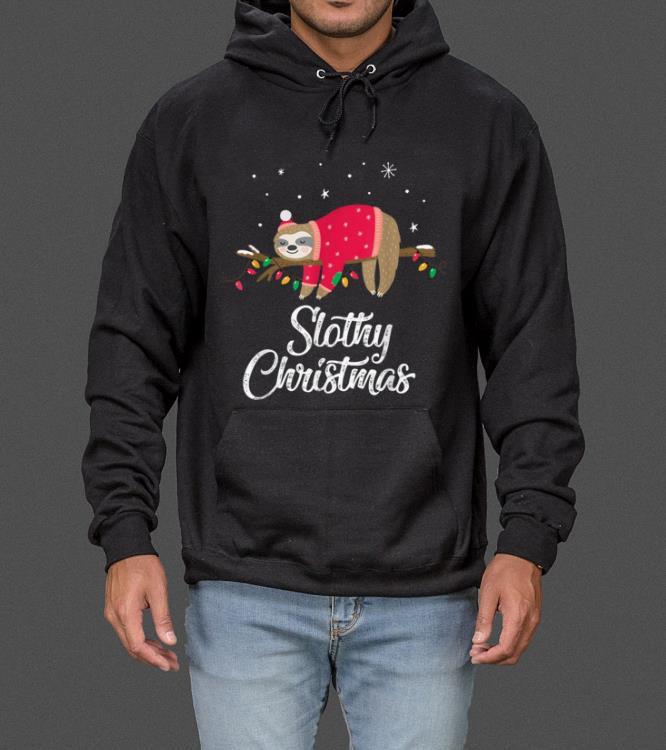 Pretty Slothy Christmas Cute Sloth Christmas Gift sweater