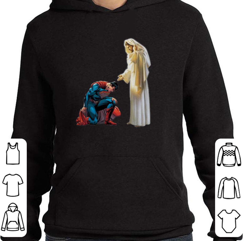 Pretty Superman Kneel Before Jesus Christian shirt