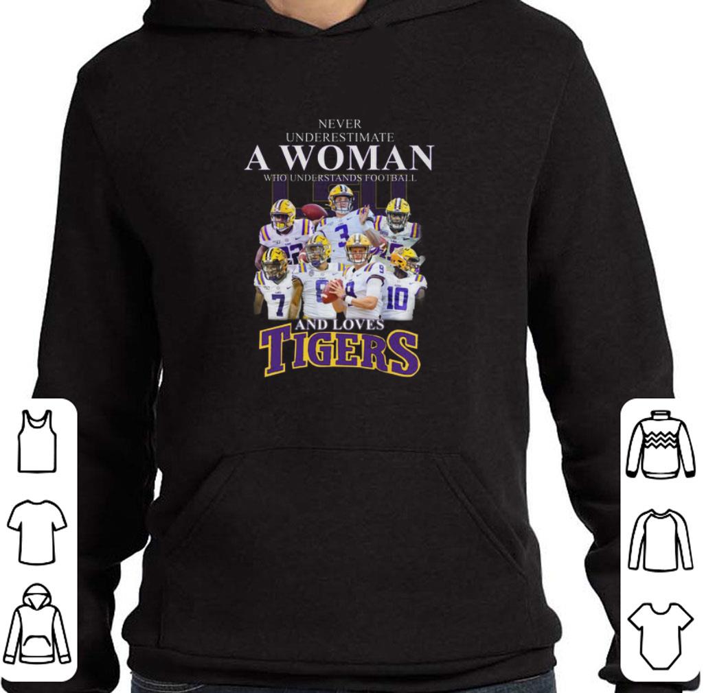 Funny Never underestimate a woman who understands and loves LSU Tigers shirt