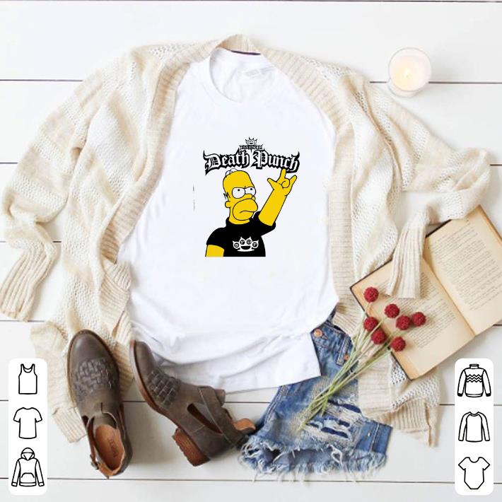 Hot The Simpsons Five Finger Death Punch shirt