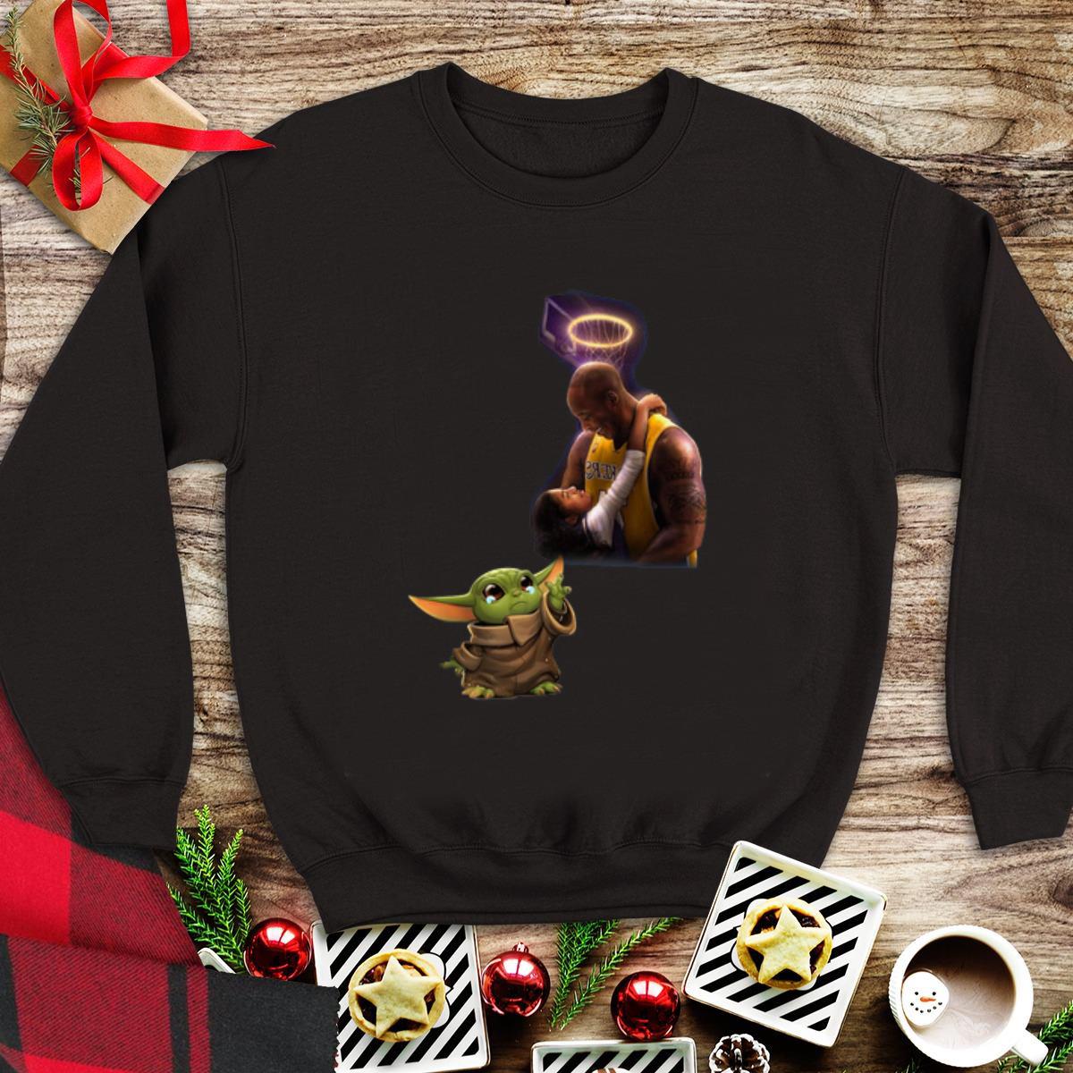 Awesome Baby Yoda Crying RIP Kobe Bryant shirt