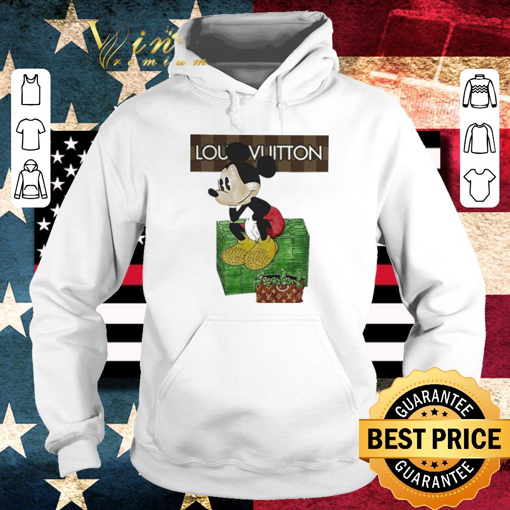 Mickey mouse mashup Louis Vuitton shirt