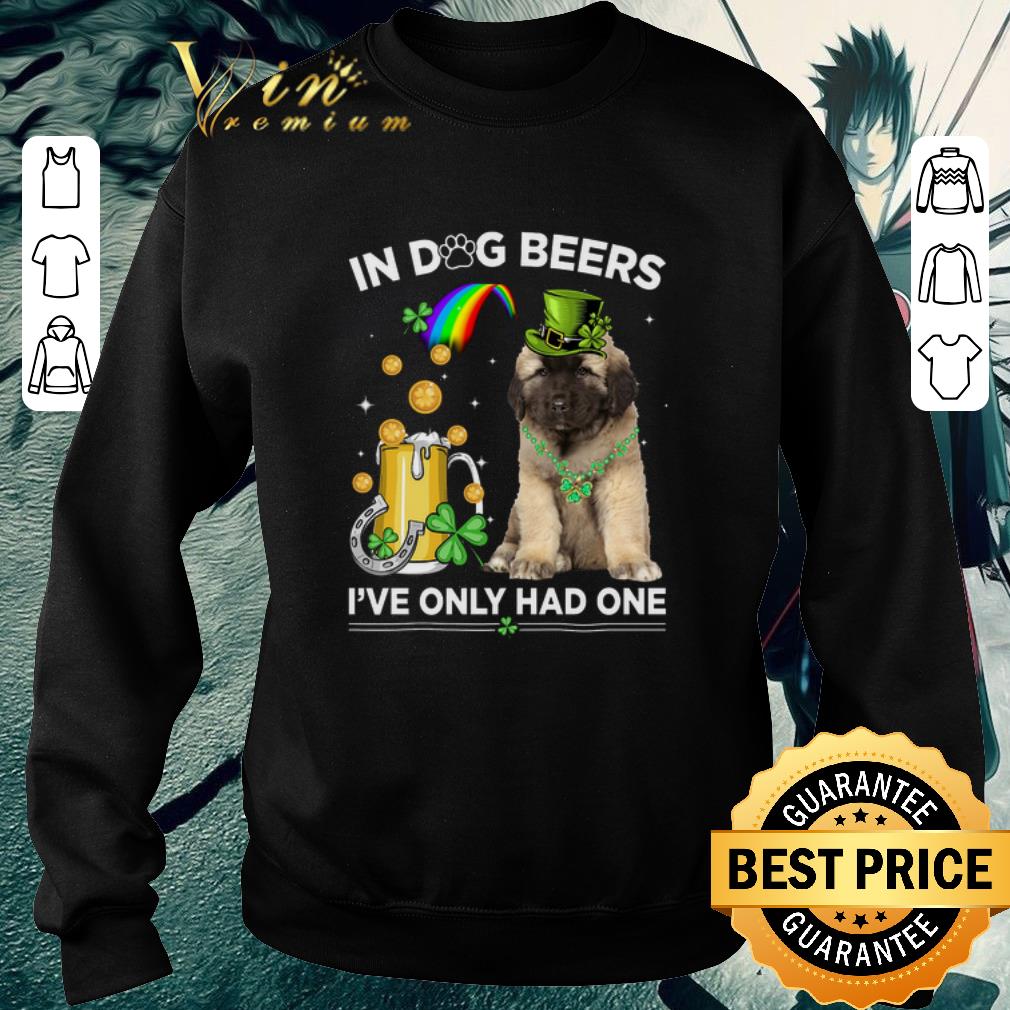 Nice Caucasian Shepherd in dog beers i've only had one St Patrick day shirt