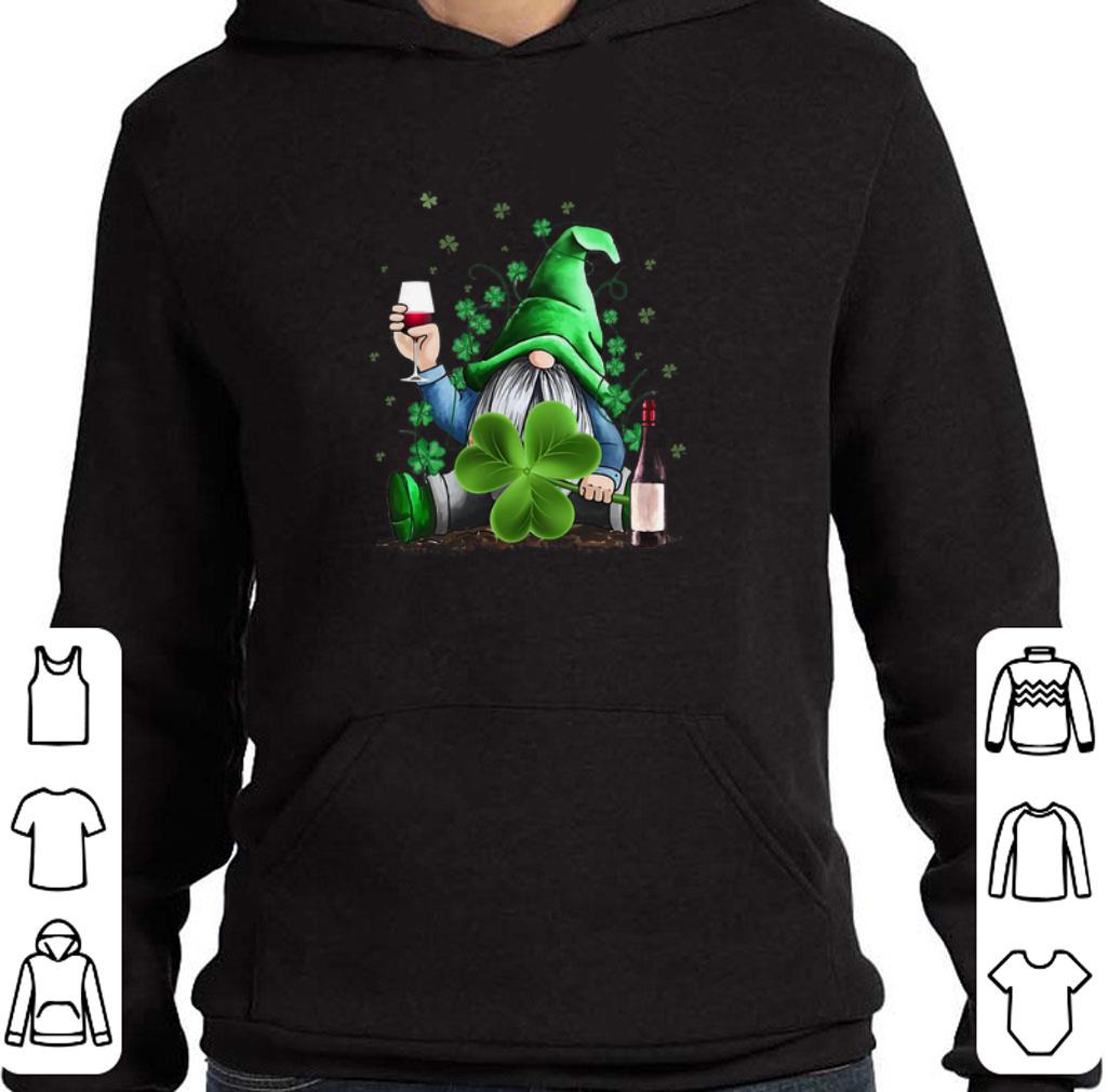 Nice Gnomie Irish drink wine St. Patrick's day shirt