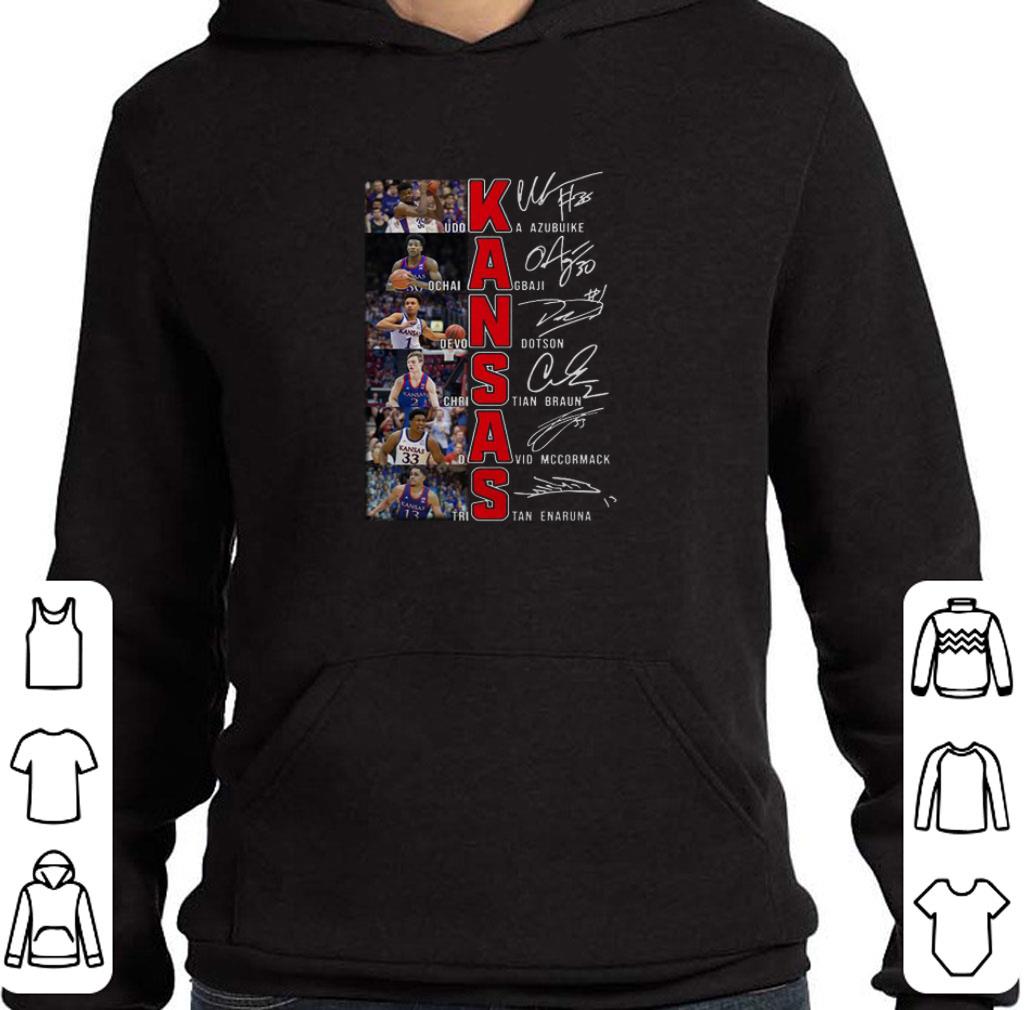 Nice Kansas Jayhawks Kansas signatures Udoka Azubuike Ochai Agbaji shirt