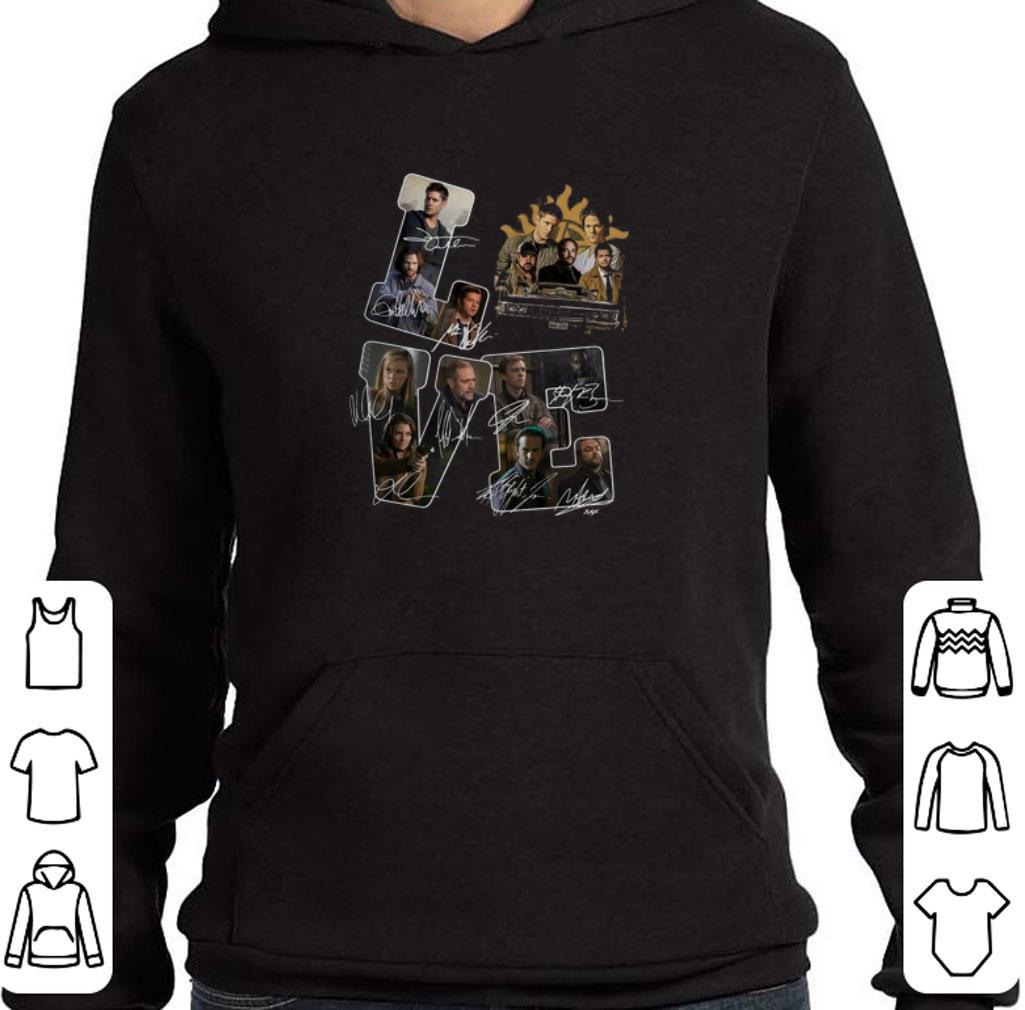 Pretty Love Supernatural American Tv Series Signatures shirt