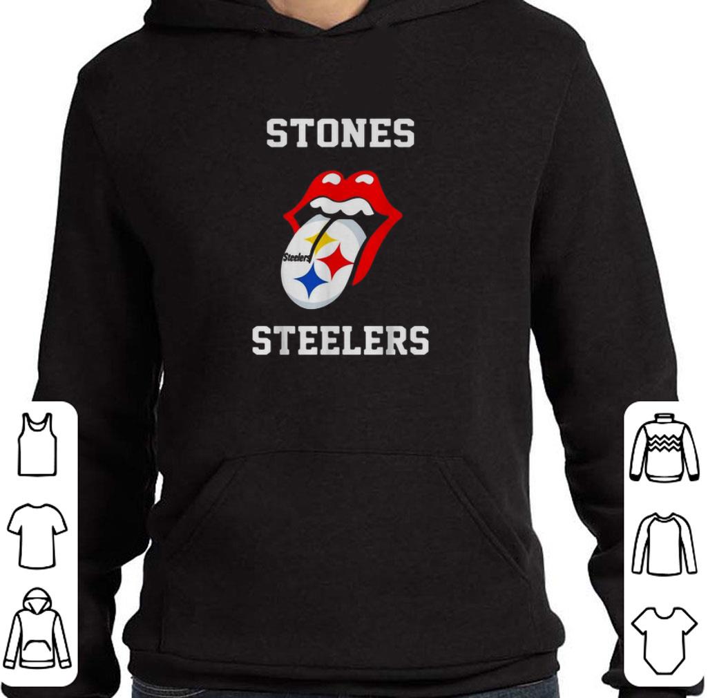 Rolling Stones Logo Pittsburgh Steelers shirt