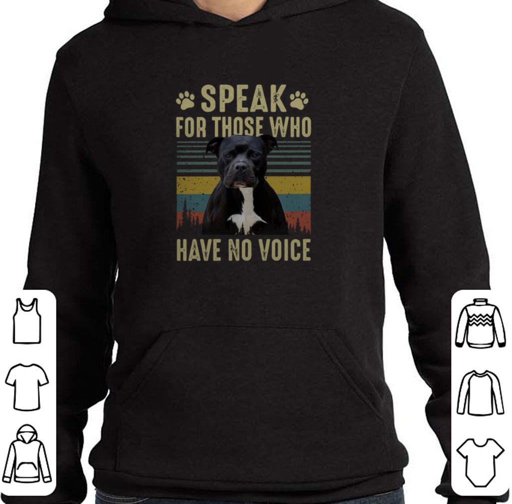 Awesome American Bully speak for those who have no voice vintage shirt