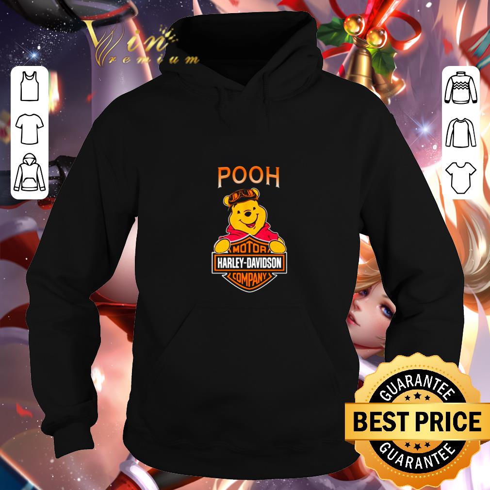 Funny Disney Pooh mashup Motor Harley-Davidson Company shirt