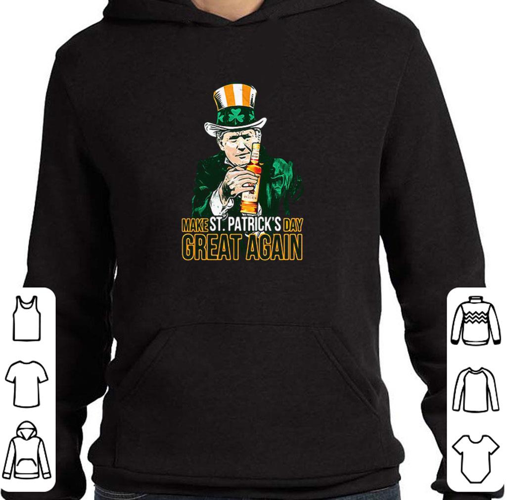Hot Donald Trump and Captain Morgan make St Patricks day great again shirt