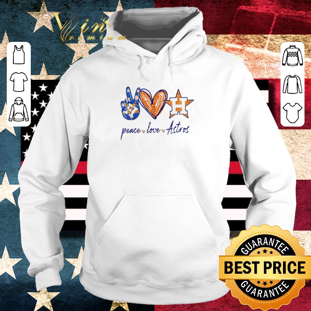 Nice Peace Love Houston Astros Logo shirt