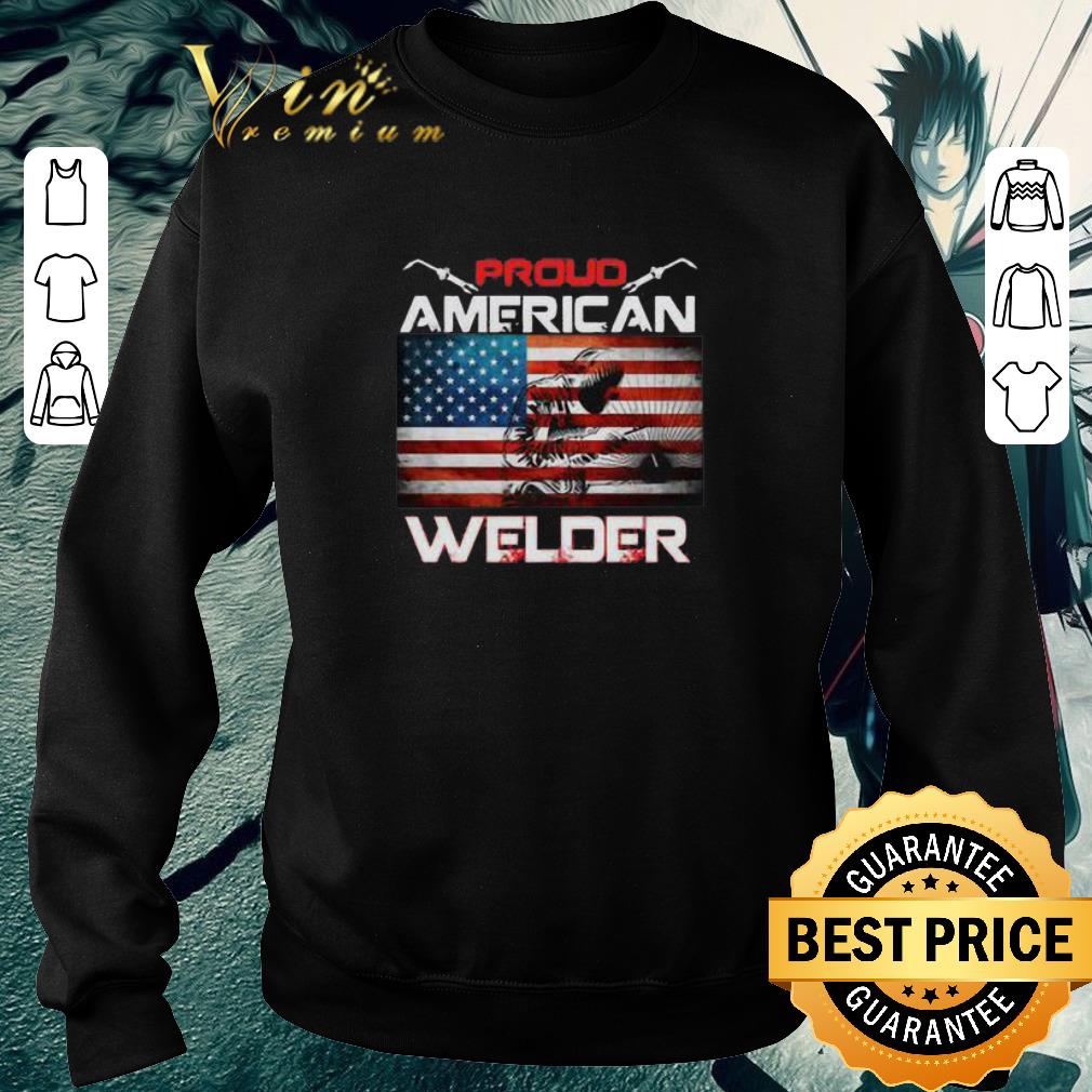 Original Proud American flag Welder shirt
