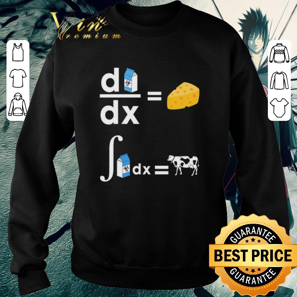 Top Cow Math cheese formula student teacher shirt