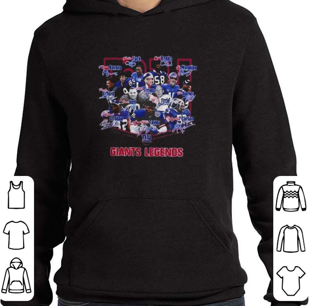 Top New York Giants legends signatures shirt