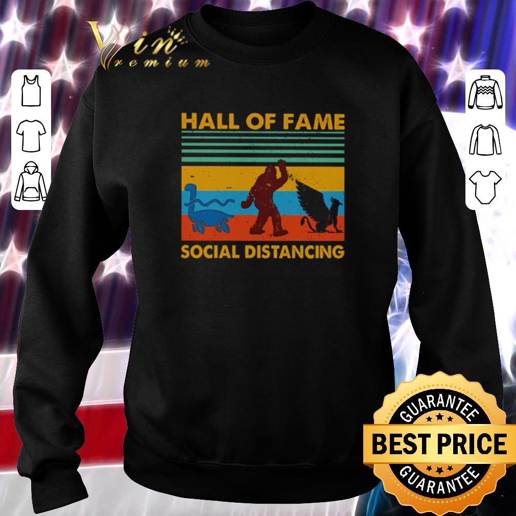 Premium Hall of fame social distancing vintage shirt