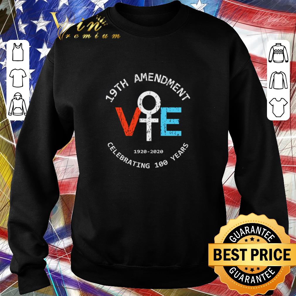 Nice 19th Amendment Celebrating 100 Years shirt