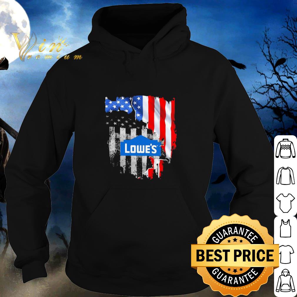 Nice Lowe’s American Flag Independence Day shirt