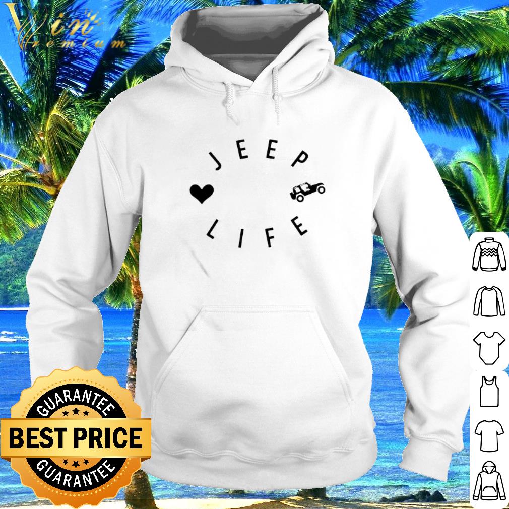 Top Jeep Life Heart shirt