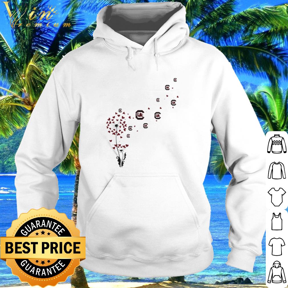 Premium South Carolina Gamecocks And Dandelion Flower shirt