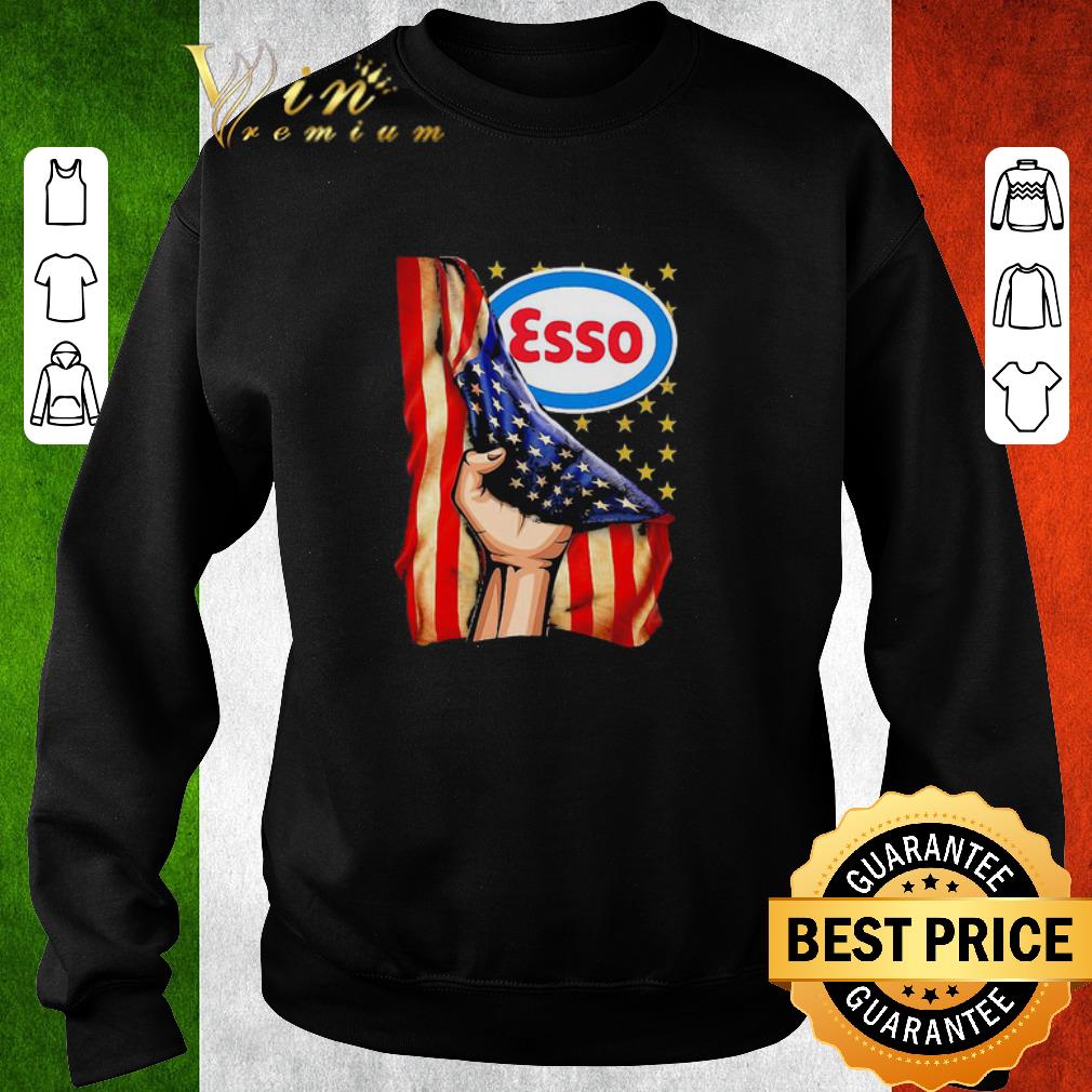 Hot Esso American Flag 4th Of July Independence Day shirt