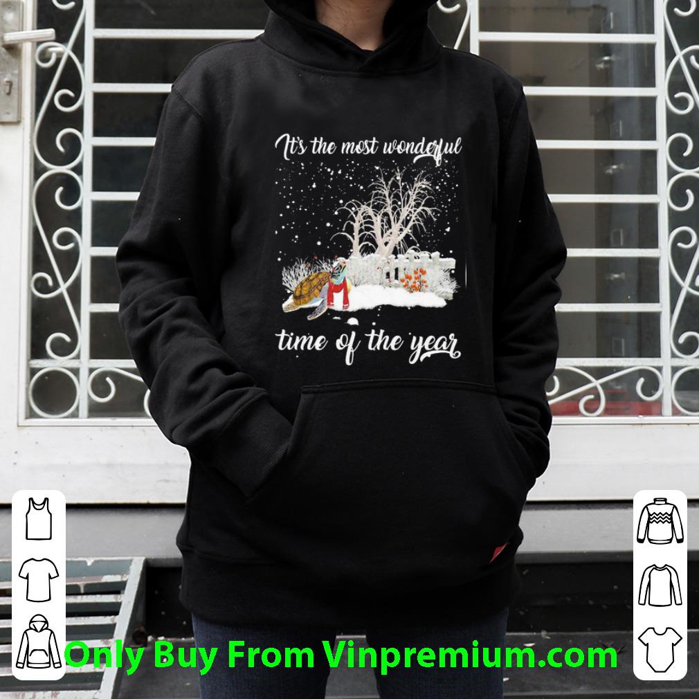 Pretty Turtle It’s The Most Wonderful Time Of The Year Christmas shirt