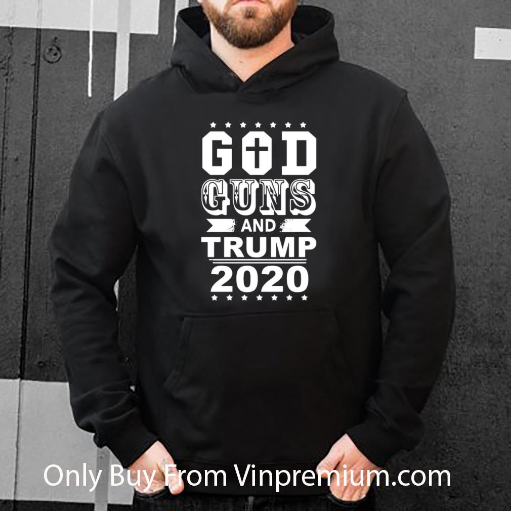 Awesome God Guns And Trump 2020 shirt