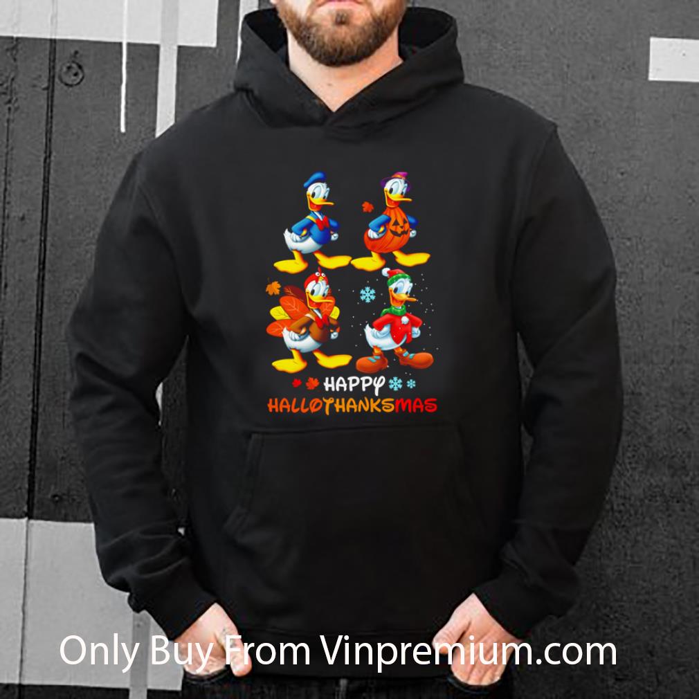 Top Disney Donald Duck Happy Hallothanksmas shirt