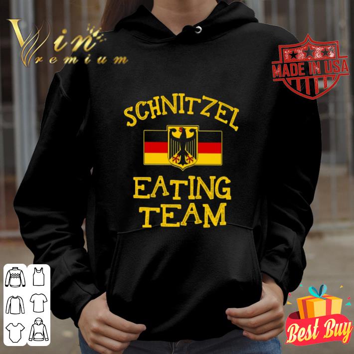 Hot Germany Symbol Schnitzel Eating Team shirt