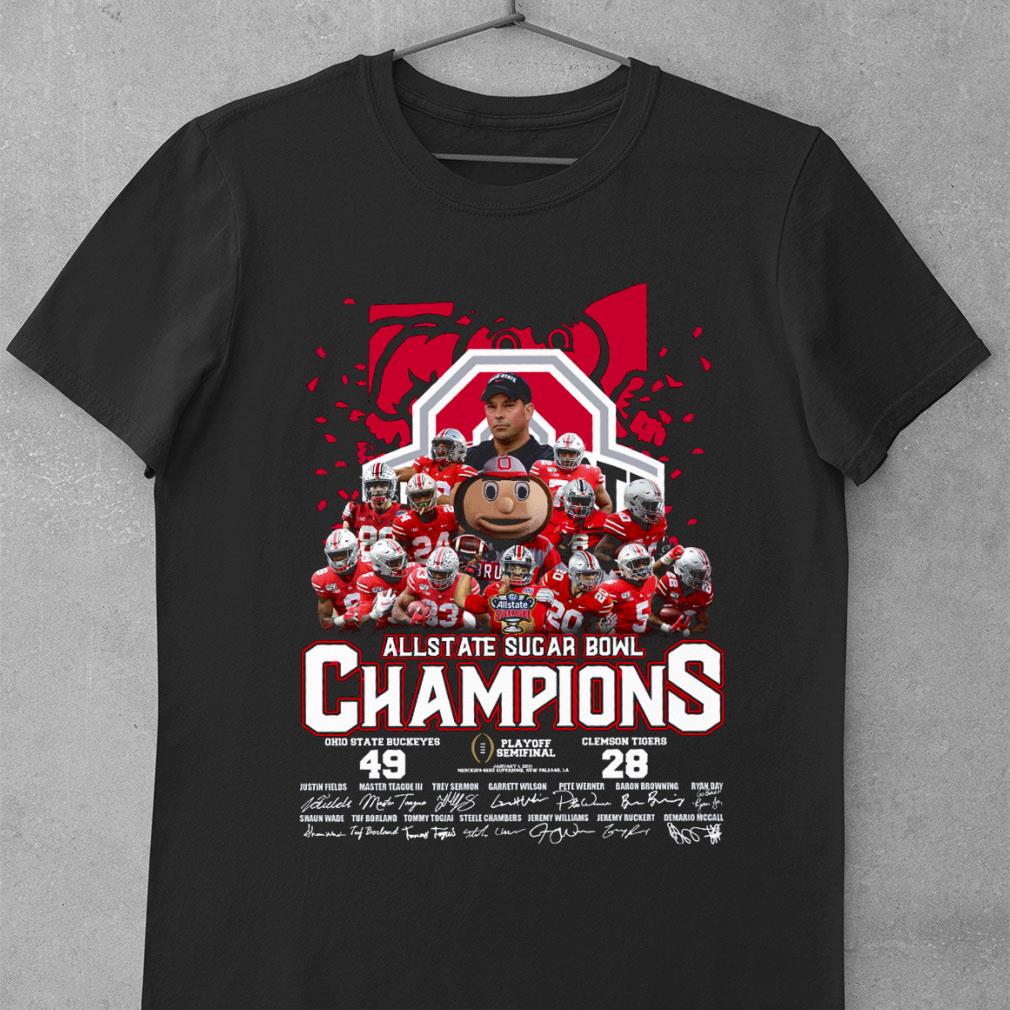 Best Ohio State Buckeyes 49-28 Clemson Tigers Allstate Sugar Bowl Champions shirt