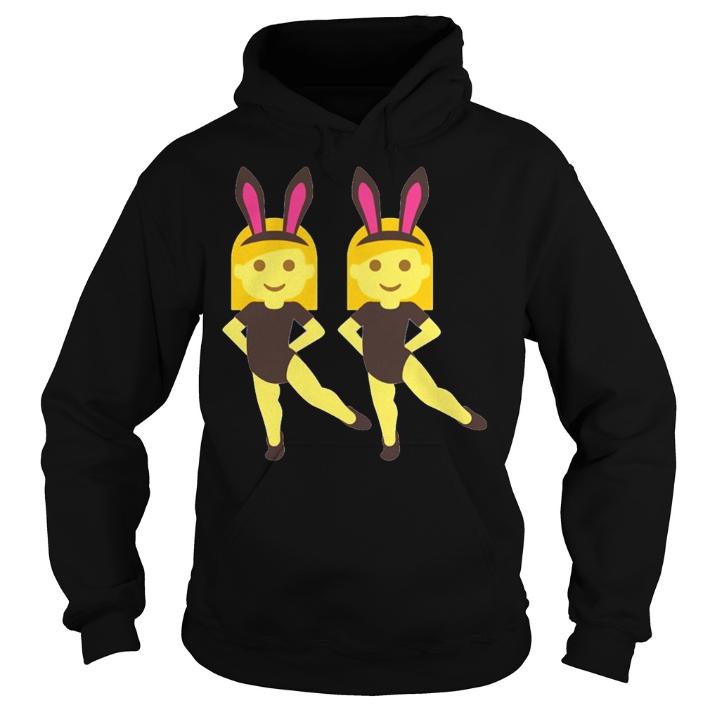 Easter Bunny Ears Face Cute Bow Shirt 2 Easter Bunny Ears Face Cute Bow Hoodie