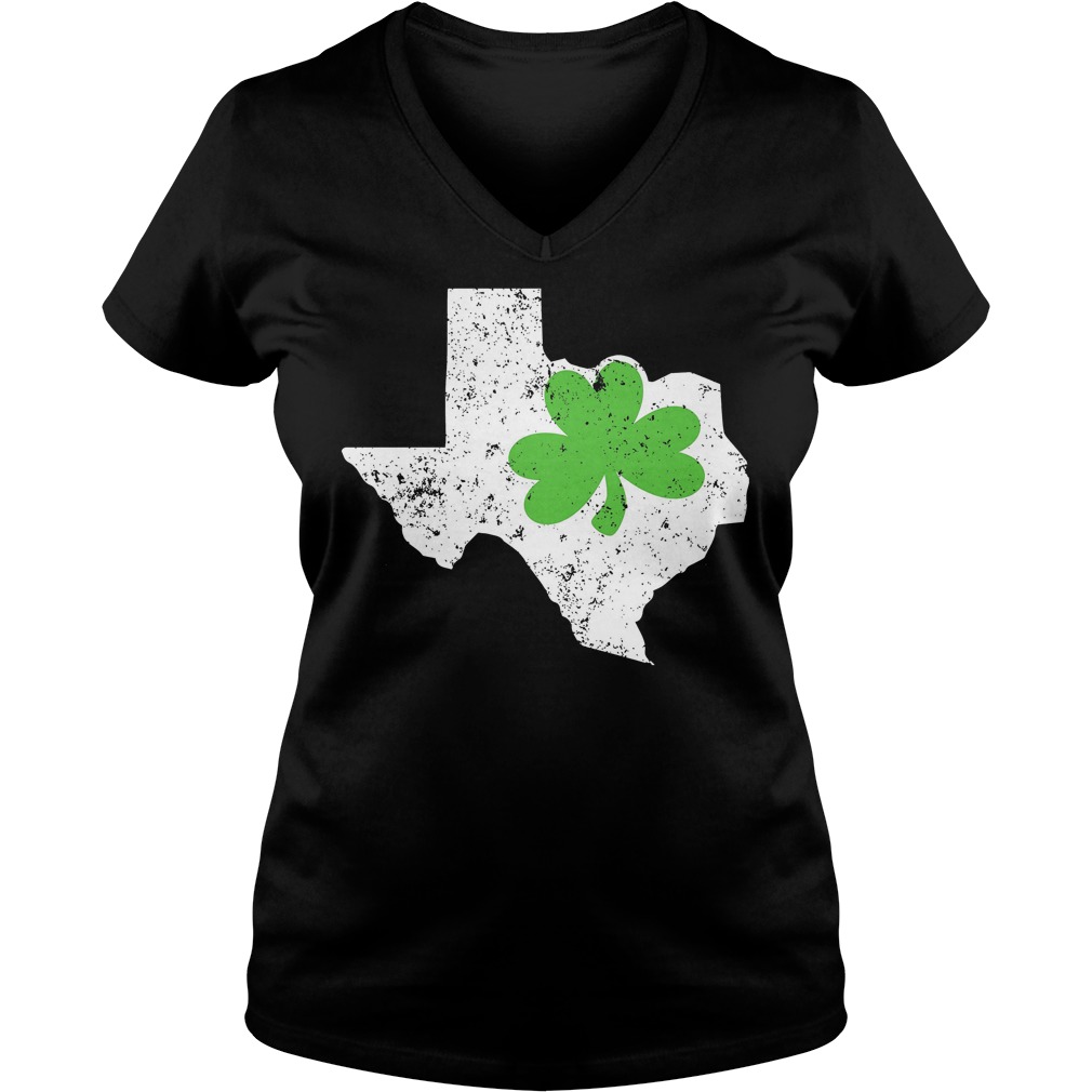 St Patricks Day Shirt Texas Shamrock Shirt 5 St Patricks Day Shirt Texas Shamrock V Neck