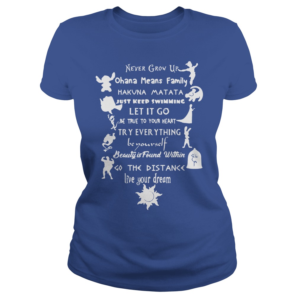 11 Best Disney Lessons Shirt Ladies