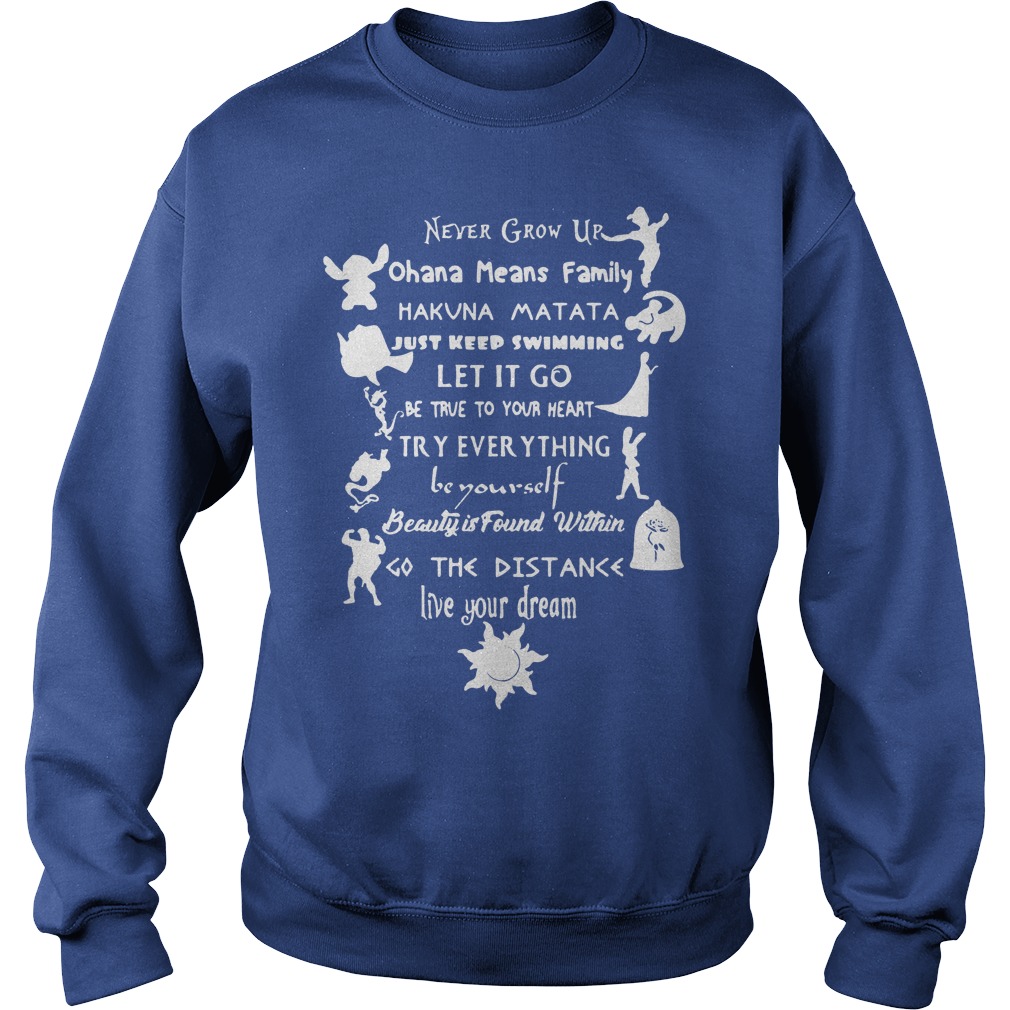 11 Best Disney Lessons Shirt Sweat