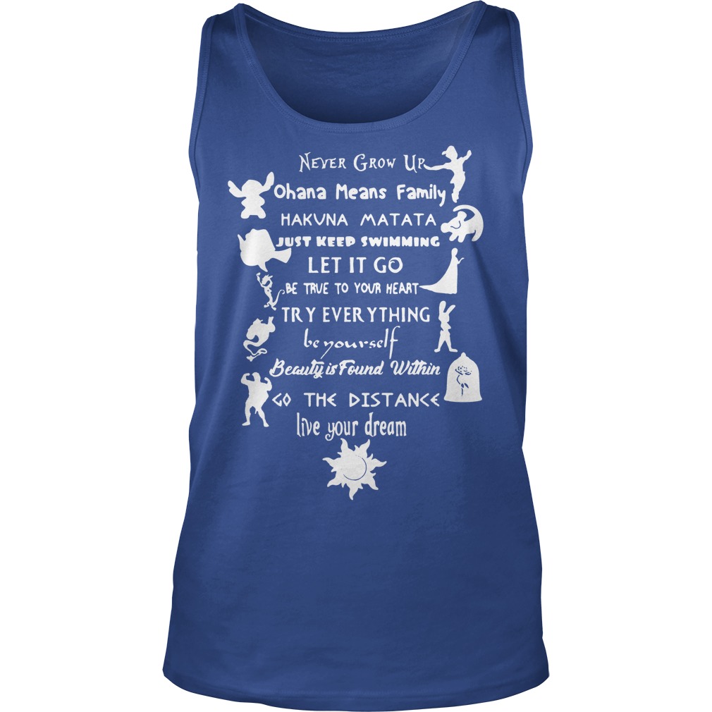 11 Best Disney Lessons Shirt Tank Top