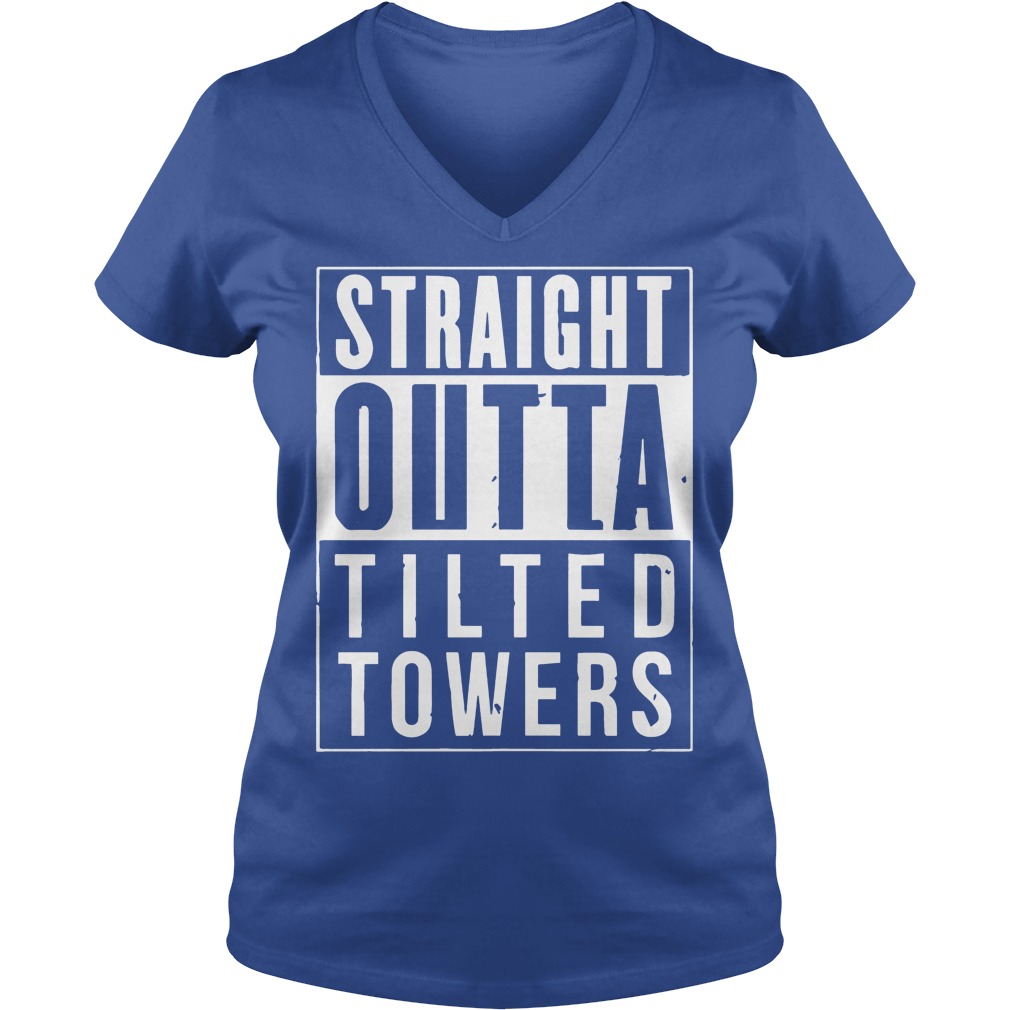Straight Outta Tilted Towers V Neck