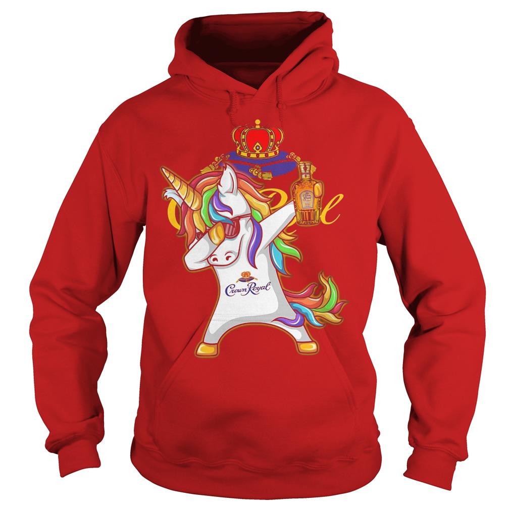 Unicorn Dabbing Crown Royal Wine Shirt 2 Unicorn Dabbing Crown Royal Wine Hoodie