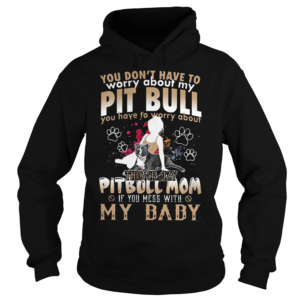 You Don't Have To Worry About My Pit Bull You Have To Worry About My BaBy Shirt 2 You Don't Have To Worry About My Pit Bull You Have To Worry About My Baby Hoodie