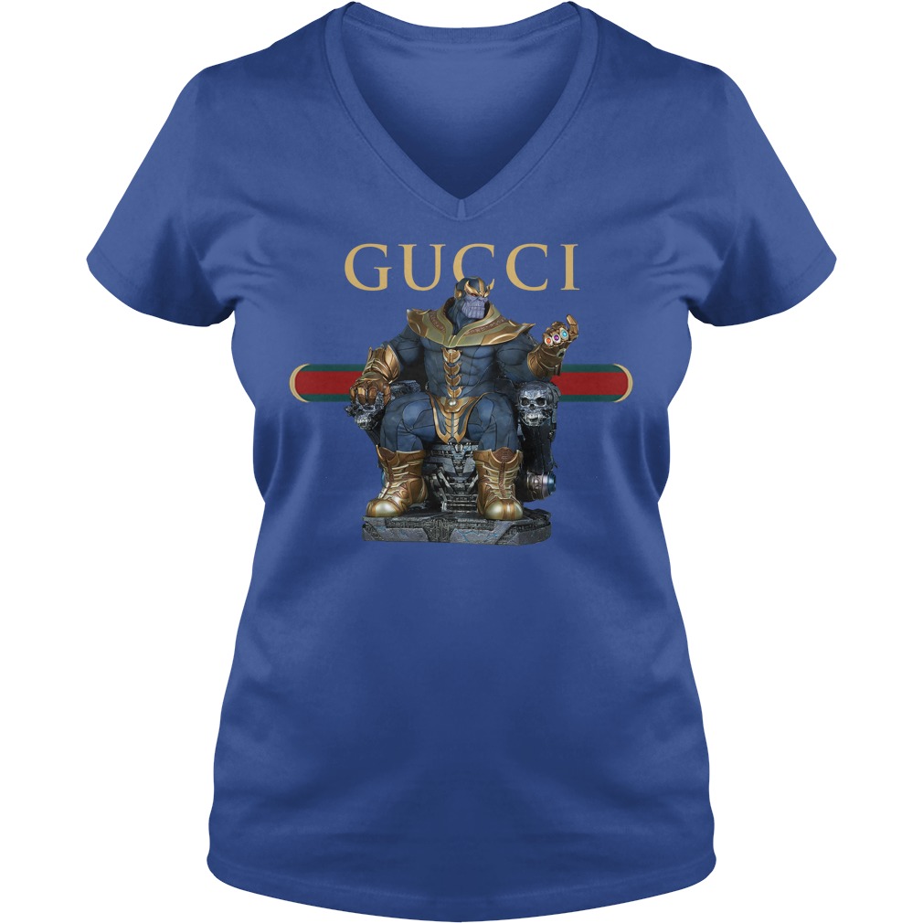 Avenger Infinity War Gucci Thanos Shirt 5 Avenger Infinity War Gucci Thanos V Neck