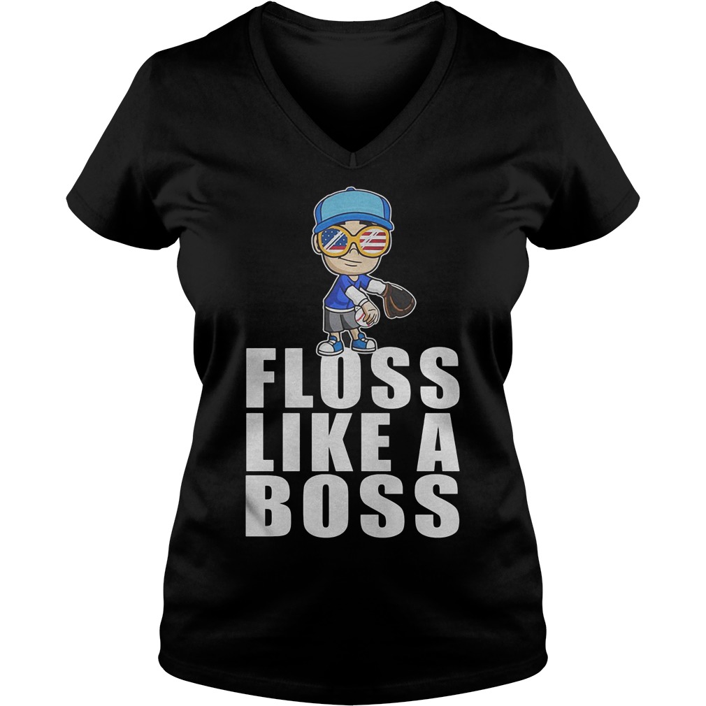 Baseball-Floss Like A Boss T-Shirt 5 Baseball Floss Like A Boss V Neck