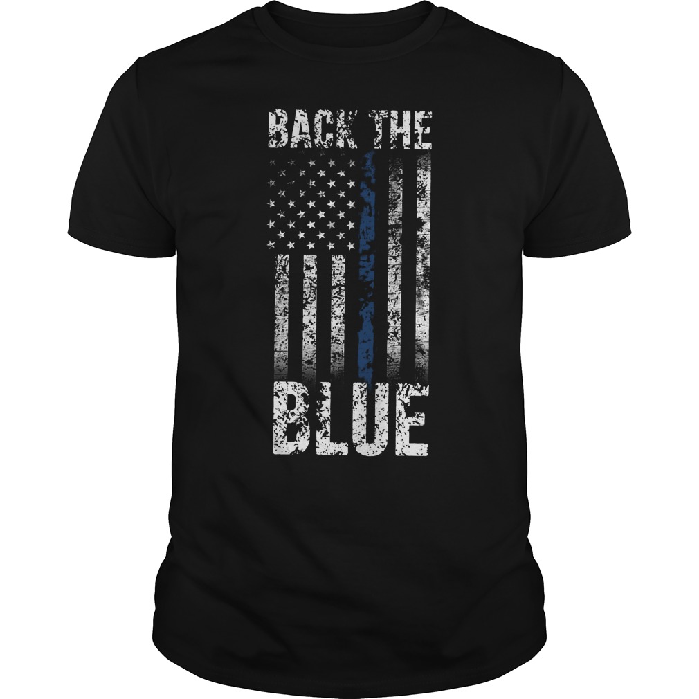 Back The Blue T-Shirt Classic Guys / Unisex Tee