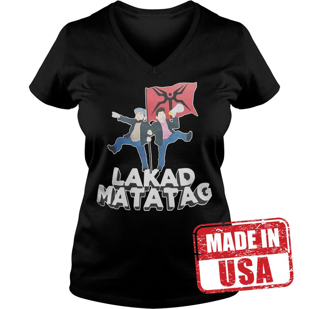 Official Lakad Matatag shirt Ladies V-Neck