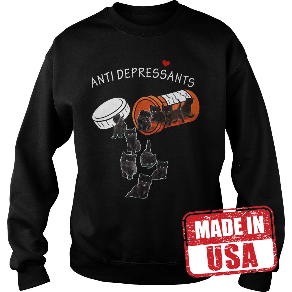 Original Cat Pill Anti depressants Shirt 3 Original Cat Pill Anti depressants Shirt Sweatshirt Unisex