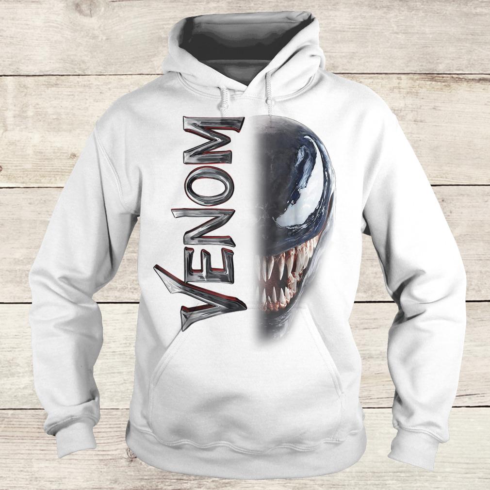 Marvel venom split down the middle Grin shirt 2 Marvel venom split down the middle Grin shirt Hoodie