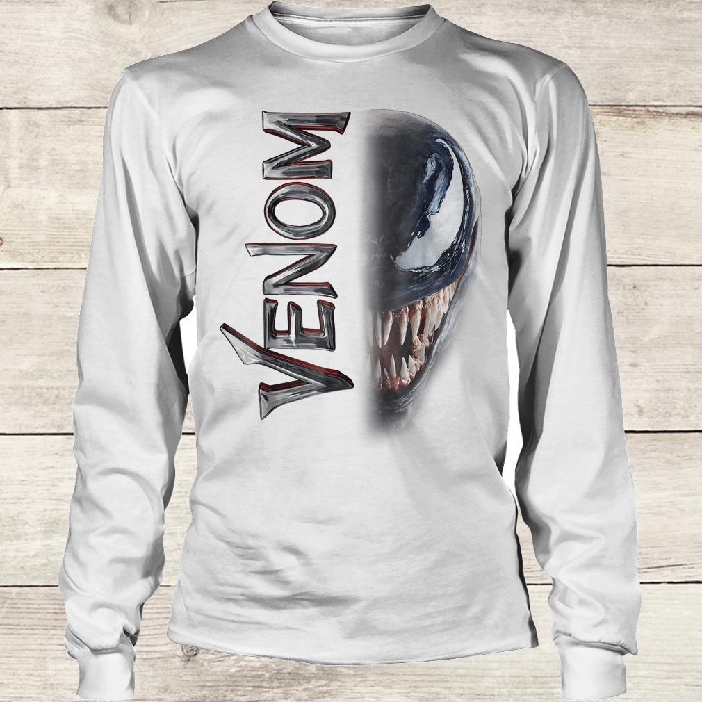 Marvel venom split down the middle Grin shirt 5 Marvel venom split down the middle Grin shirt Longsleeve Tee Unisex