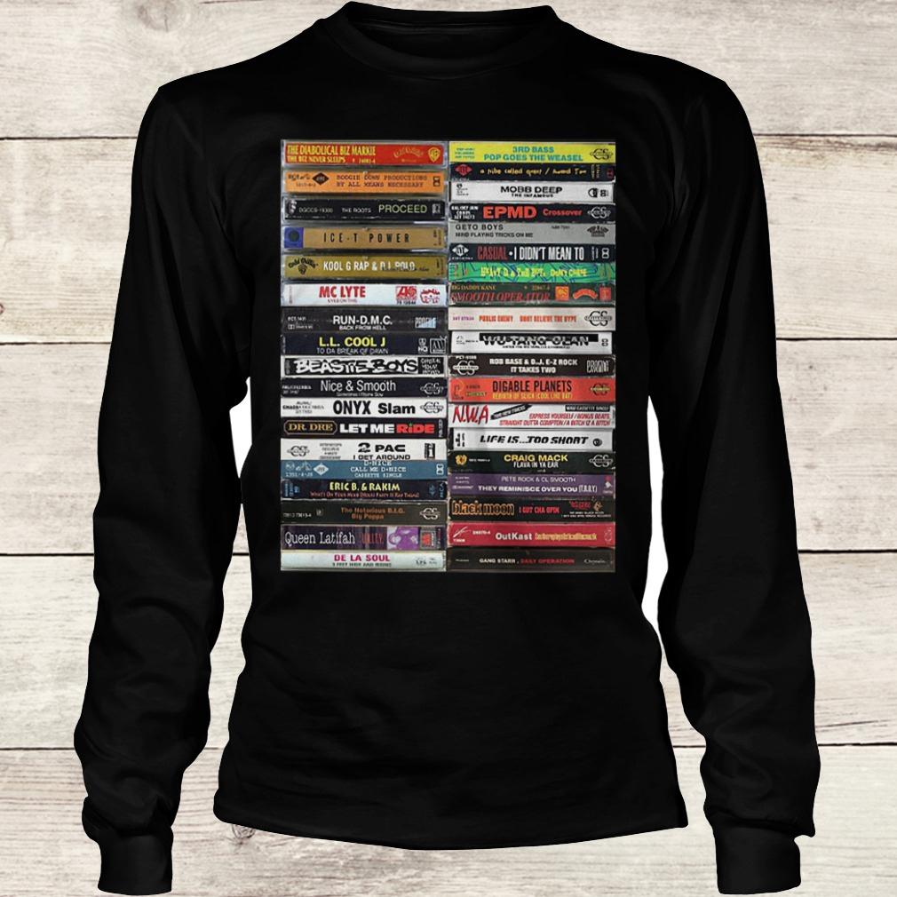 Old school cassette tapes shirt 5 Old school cassette tapes shirt Longsleeve Tee Unisex