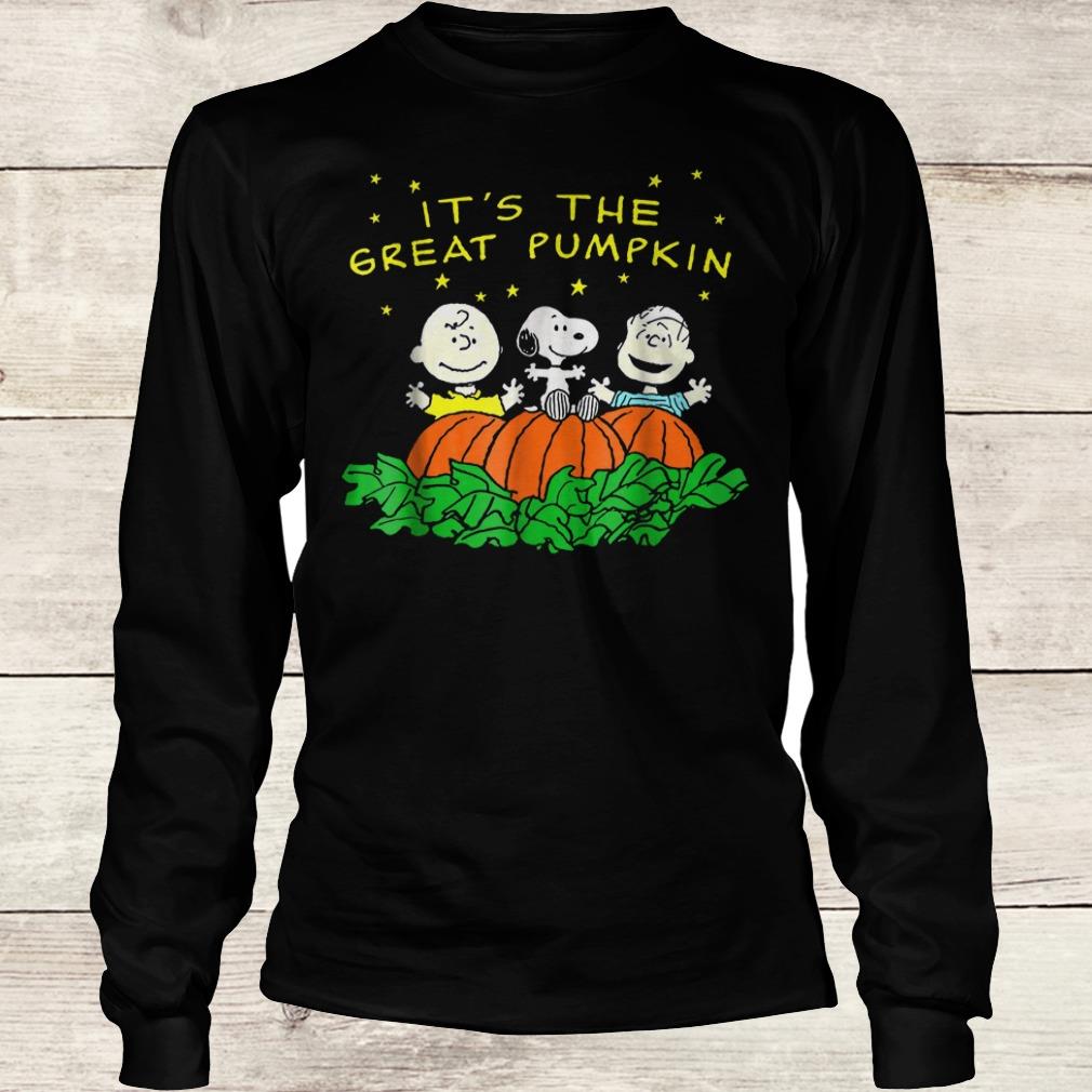Premium Happy halloween Charlies's it's the great pumpkin shirt 5 Premium Happy halloween Charlies's it's the great pumpkin shirt Longsleeve Tee Unisex