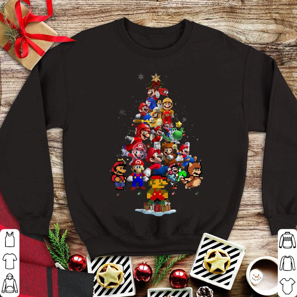 Original Super Mario Christmas Tree shirt, hoodie, sweater, longsleeve tshirt